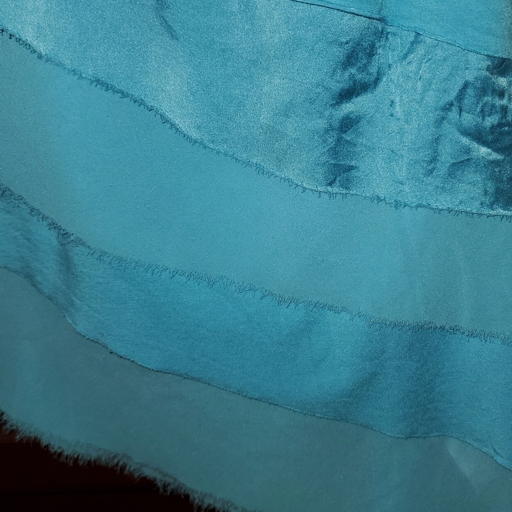 Bebe Turquoise Laser Cut Tank - Picture 8 of 8